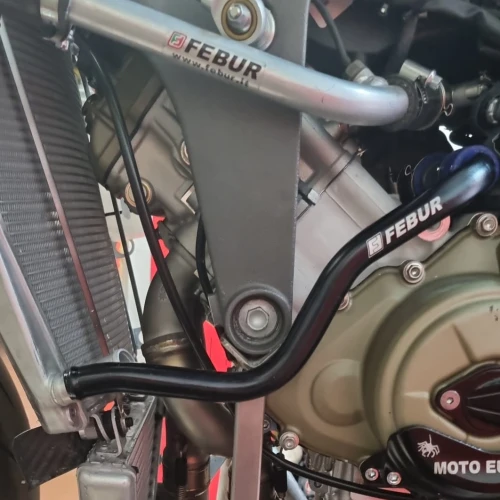 Full racing water oil cooler | Kit to remove thermostatic valve | For side engine stand | Febur