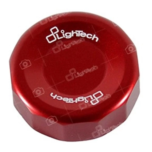 Red cover of rear brake oil reservoir | Lightech