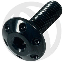 FOR bolt - black ergal 7075 T6 - M5 x 15 | Lightech