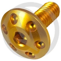 FOR bolt - gold ergal 7075 T6 - M5 x 15 | Lightech