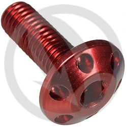 FOR bolt - red ergal 7075 T6 - M5 x 15 | Lightech