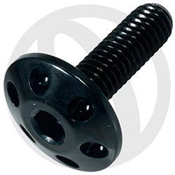 FOR bolt - black ergal 7075 T6 - M6 x 20 | Lightech