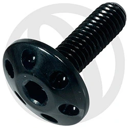 FOR bolt - black ergal 7075 - M6 x 20 | Lightech