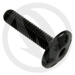FOR bolt - black ergal 7075 T6 - M6 x 25 | Lightech
