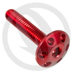 FOR bolt - red ergal 7075 T6 - M6 x 30 | Lightech