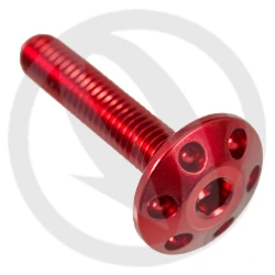 FOR bolt - red ergal 7075 - M6 x 30 | Lightech
