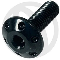 FOR bolt - black ergal 7075 T6 - M8 x 20 | Lightech