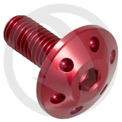 FOR bolt - red ergal 7075 T6 - M8 x 20 | Lightech