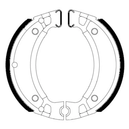 Couple of Organic Standard brake shoes | Ferodo | rear