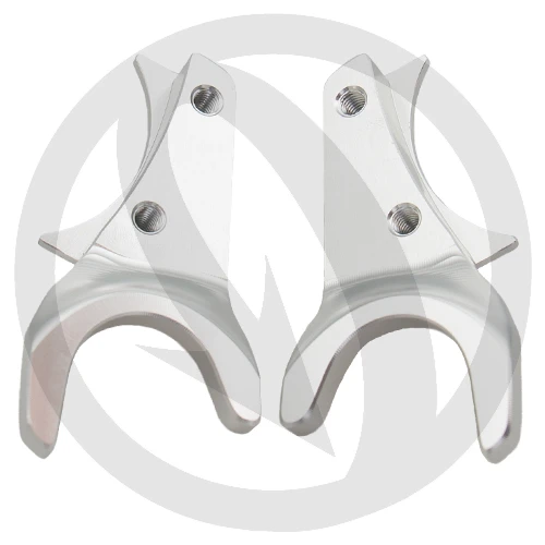 Couple of silver lifters for chain adjusters | Lightech