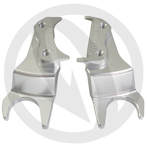 Couple of silver swingarm lifters to use spool-type rear stand | Lightech