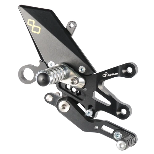 Couple of adjustable rearsets with fixed footpeg and standard gear | Lightech