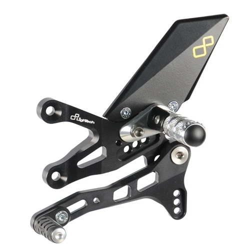 Couple of adjustable rearsets with pliable footpeg and standard gear | Lightech
