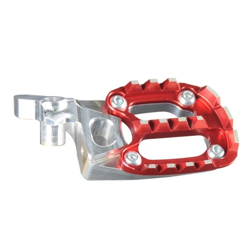 Couple of red pliable footpegs | Lightech