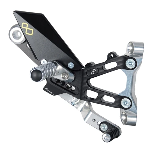 Couple of adjustable rearsets with fixed footpeg and standard gear | Lightech