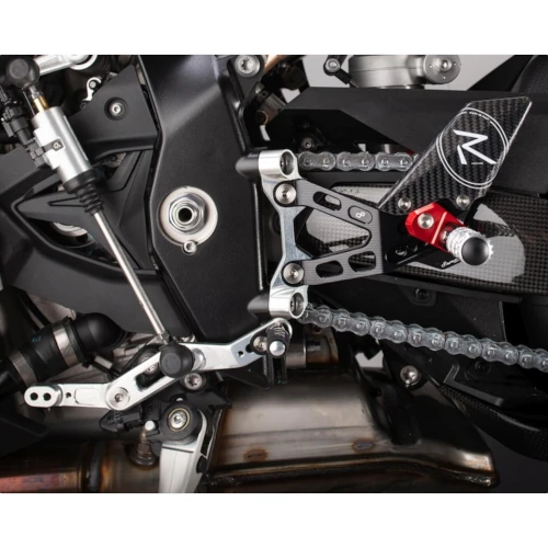 Couple of R version adjustable rearsets and double gear | Lightech