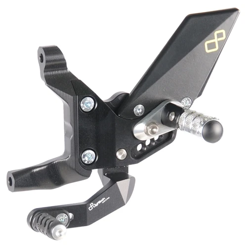 Couple of adjustable rearsets with pliable footpeg and standard gear | Lightech