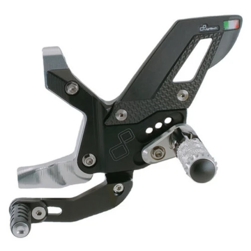 Couple of adjustable rearsets with pliable footpeg and standard gear | Lightech