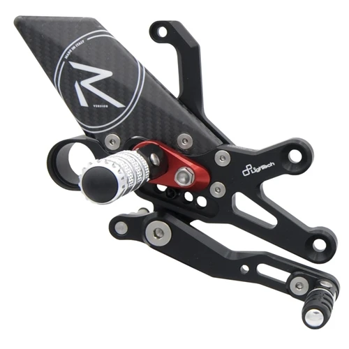 Couple of R version adjustable rearsets  and double gear | Lightech
