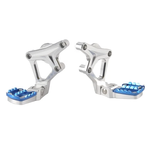 Couple of cobalt pliable footpegs | Lightech