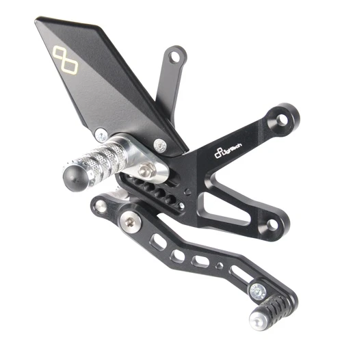 Couple of adjustable rearsets with fixed footpeg and standard gear | Lightech