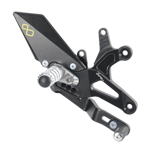 Couple of adjustable rearsets with fixed footpeg and standard gear | Lightech