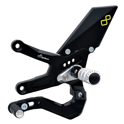 Couple of adjustable rearsets with pliable footpeg and standard gear | Lightech