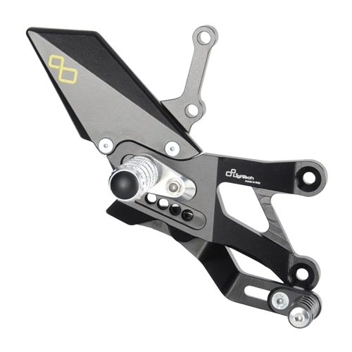 Couple of adjustable rearsets with fixed footpeg and standard gear | Lightech