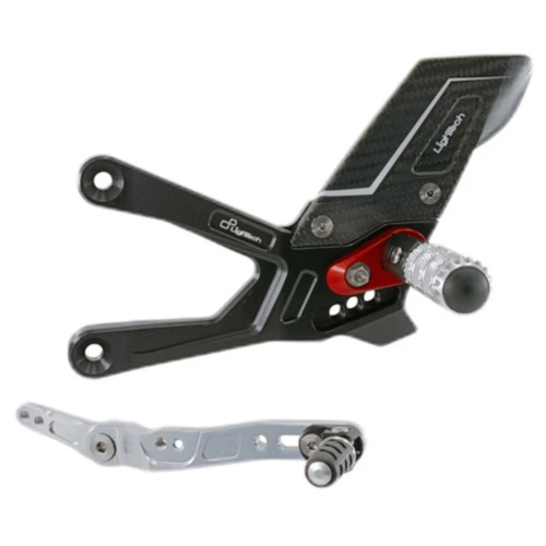 Couple of R version adjustable rearsets  and double gear | Lightech