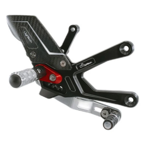 Couple of R version adjustable rearsets  and double gear | Lightech