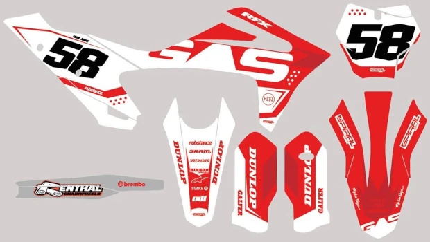 Kit adesivi Gas Gas EM 2
