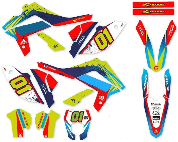 Kit adesivi Gas Gas EM 5