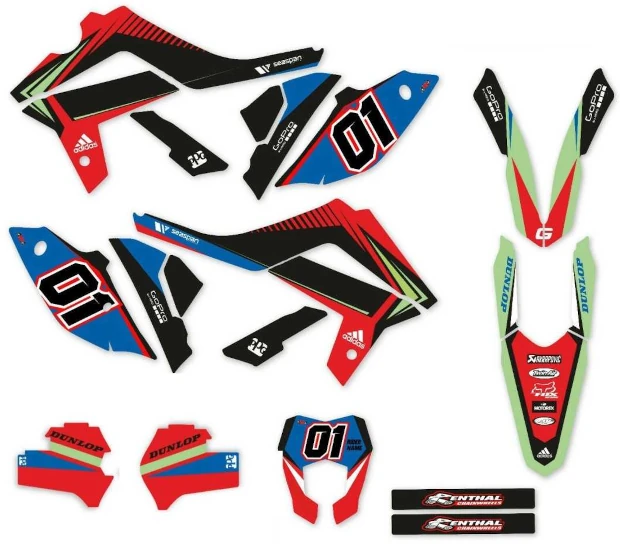 Kit adesivi Gas Gas EM 8