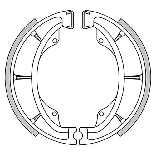 Couple of Standard brake shoes | Newfren | rear