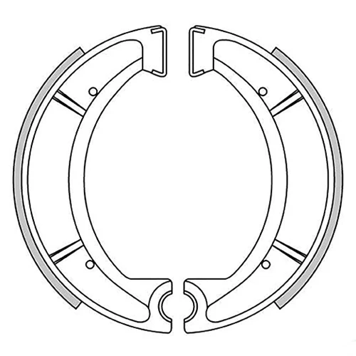 Couple of Standard brake shoes | Newfren | rear