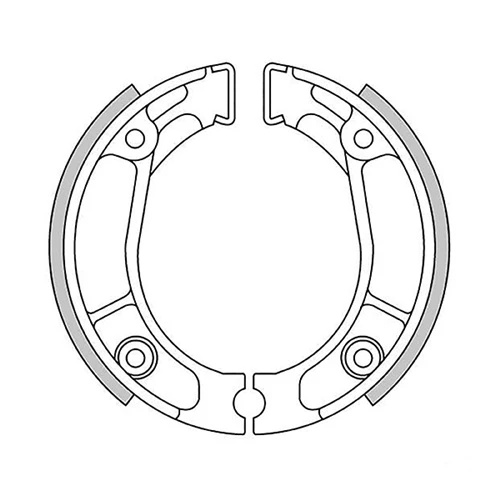 Couple of FTR brake shoes | Newfren | rear