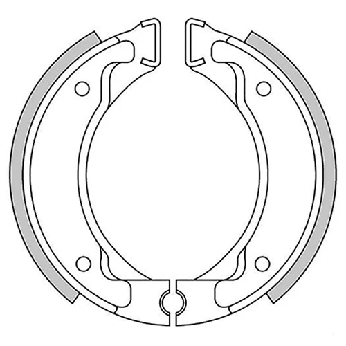 Couple of FTR brake shoes | Newfren | rear