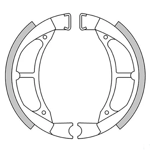 Couple of Standard brake shoes | Newfren | front