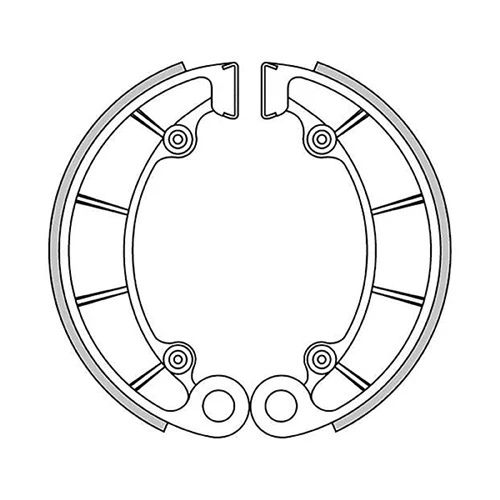 Couple of Standard brake shoes | Newfren | rear