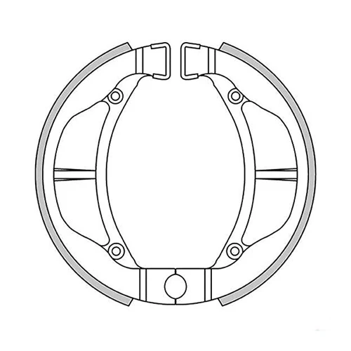 Couple of Standard brake shoes | Newfren | front