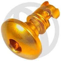 Quick release screw GRORO - gold ergal 7075