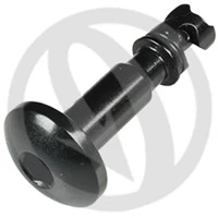 GR quick release screw - black ergal 7075 T6 - L 12 | Lightech