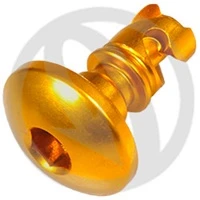 GR quick release screw - gold ergal 7075 T6 - L 16 | Lightech