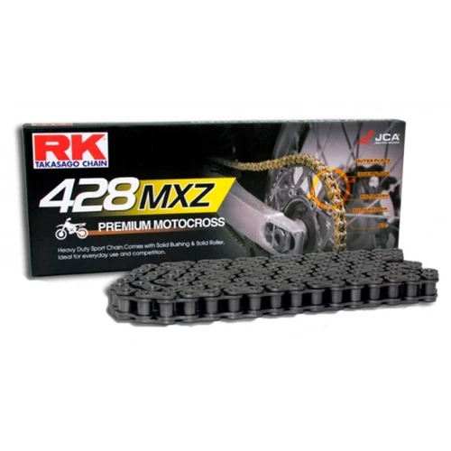 428MXZ2 black chain - 124 links - pitch 428 | RK | stock pitch
