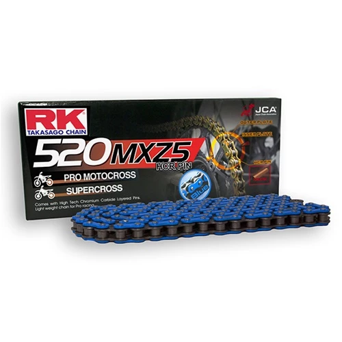 BB520MXZ5 blue chain - 120 links - pitch 520 | RK | stock pitch