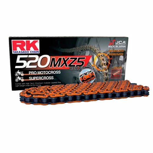 DD520MXZ5 orange chain - 120 links - pitch 520 | RK | stock pitch