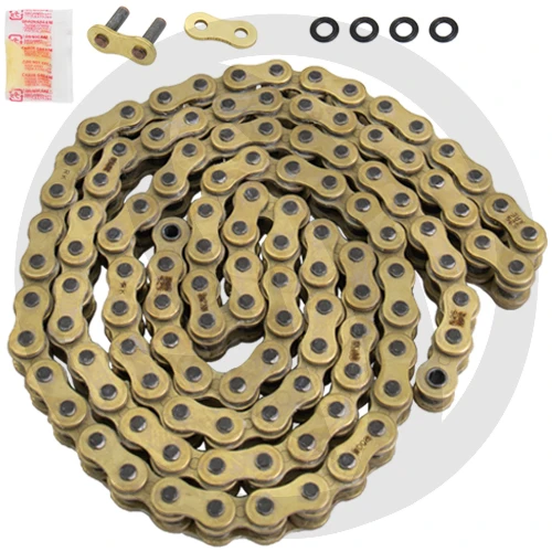 525XRE gold chain - 110 links - pitch 525 | RK | stock pitch
