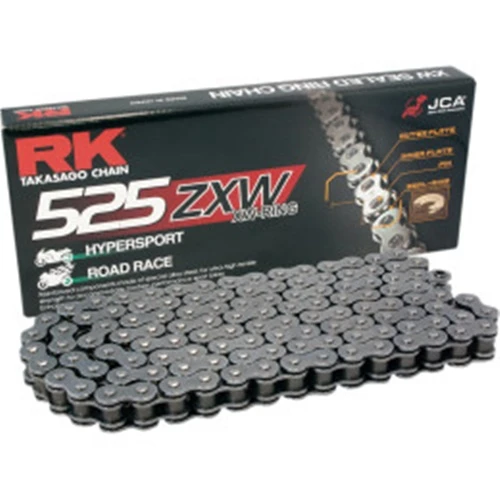 525ZXW black chain - 112 links - pitch 525 | RK | stock pitch