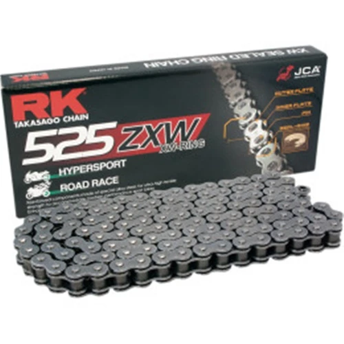 525ZXW black chain - 116 links - pitch 525 | RK | racing pitch