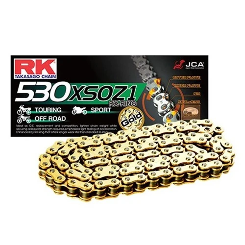 GB530XSOZ1 gold chain - 116 links - pitch 530 | RK